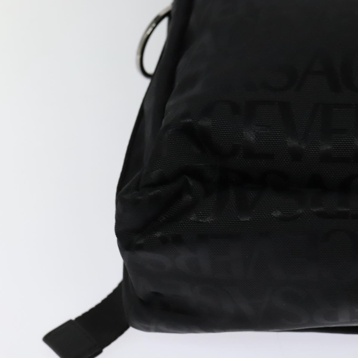 Versace, Black, Canvas, shoulder