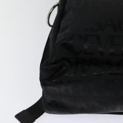 Versace, Black, Canvas, shoulder