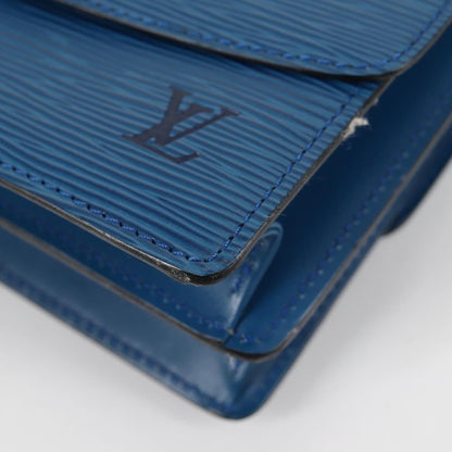 Louis Vuitton Grenelle Epi Leather, Blue, Leather, Shoulder Bag