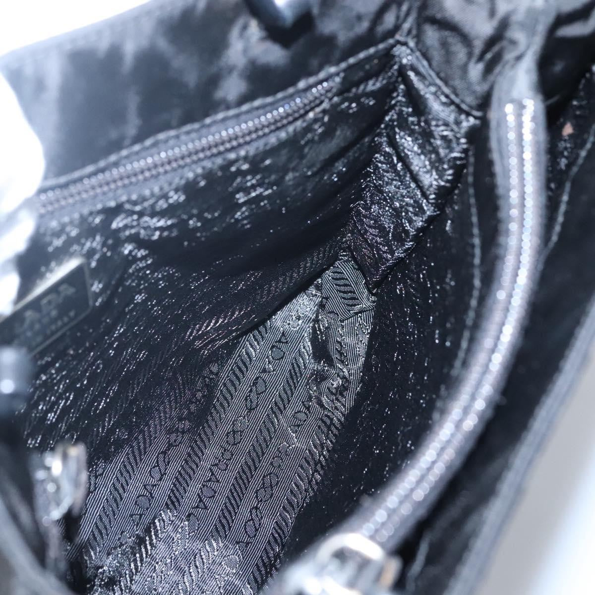 Prada Vintage Tessuto, Black, Nylon, Handbag