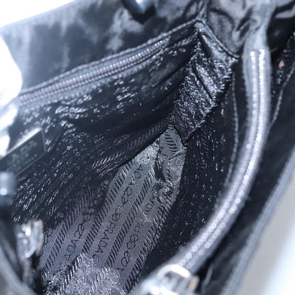 Prada Vintage Tessuto, Black, Nylon, Handbag