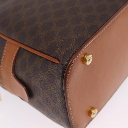 Celine Vintage Handbag Toile Céline, Brown, Canvas, Handbag