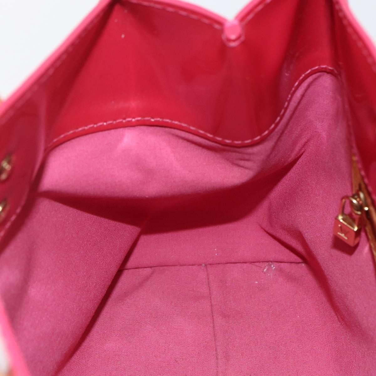 Louis Vuitton Reade Monogram Vernis, Pink, Patent Leather, Handbag
