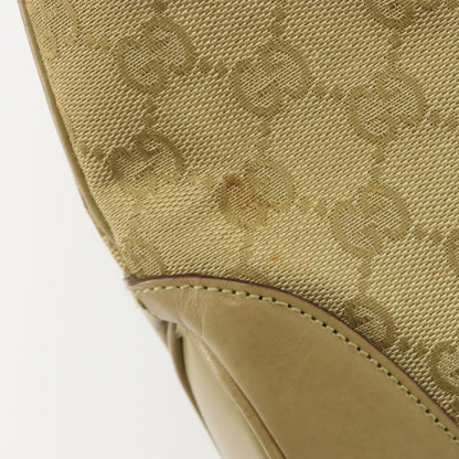 Gucci Web Jackie O Hobo GG Canvas, Beige, Canvas, Shoulder Bag