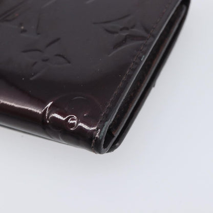 Louis Vuitton Elise Monogram Vernis, Burgundy, Patent Leather, Wallet