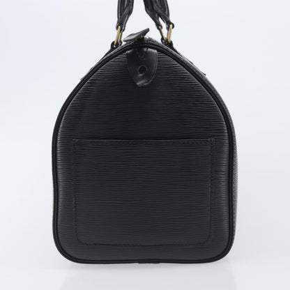 Louis Vuitton Speedy Epi Leather, Black, Leather, Handbag