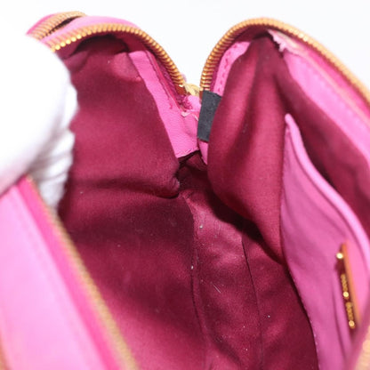 Miu Miu Tech Matelasse Leather, Pink, Leather, Crossbody Bag
