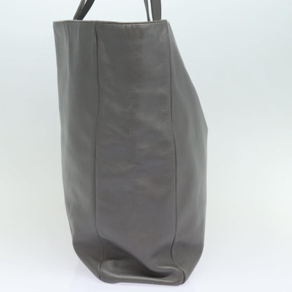 Saint Laurent Reversible, Grey, Leather, tote