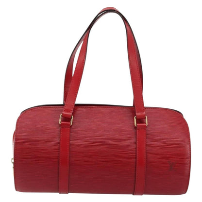 Louis Vuitton Soufflot Epi Leather, Red, Leather, Tote Bag