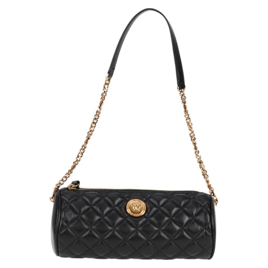 Versace Medusa, Black, Leather, shoulder