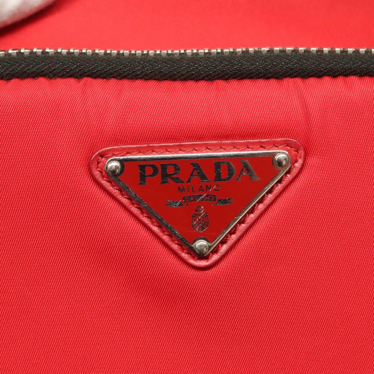 Prada Tessuto, Red, NYLON, tote