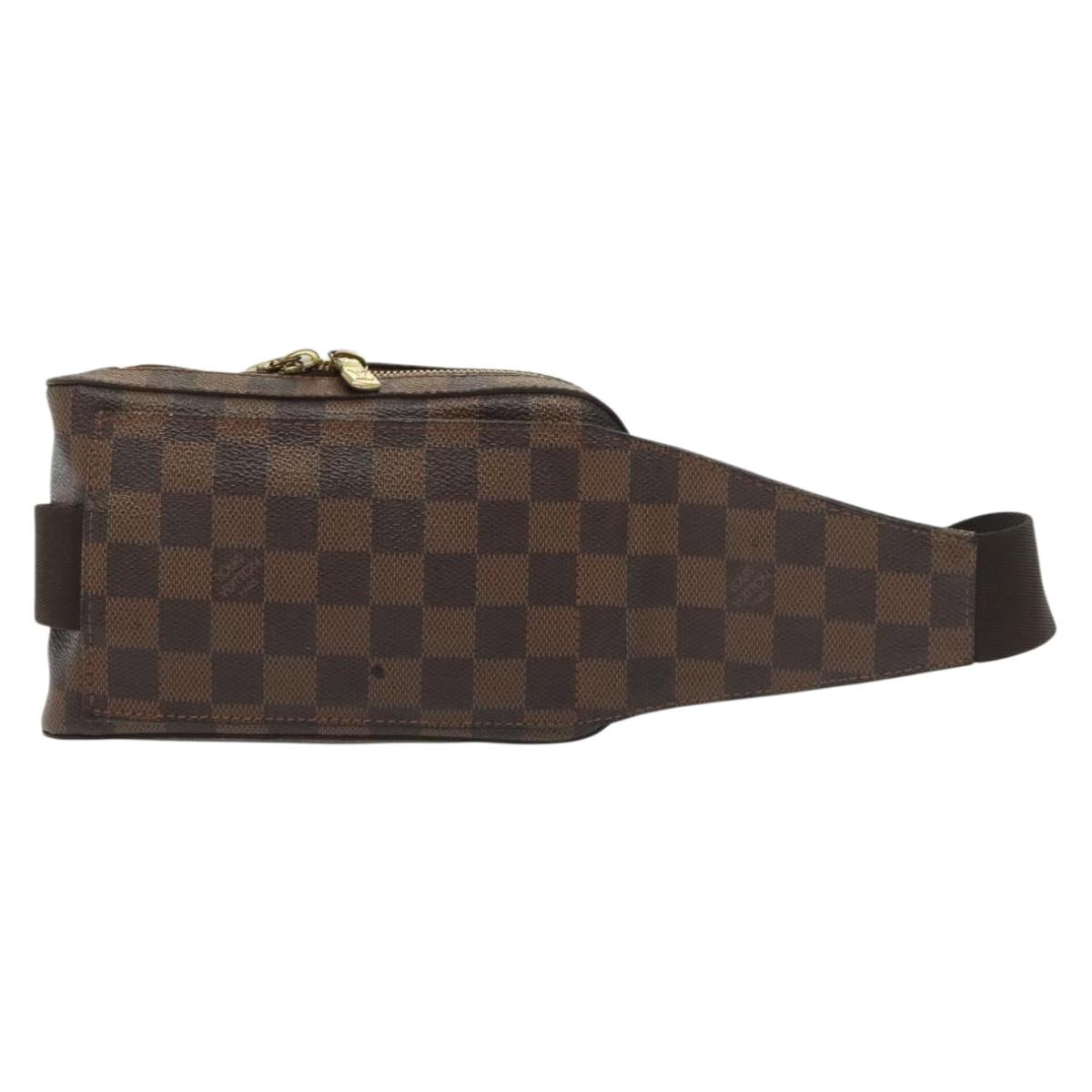 Louis Vuitton Geronimos, Brown, Canvas, clutch