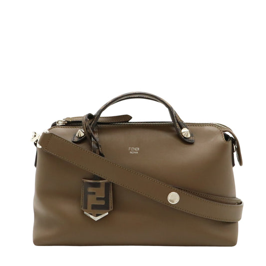 Fendi By the way Medium, Brown, Leather, handbag