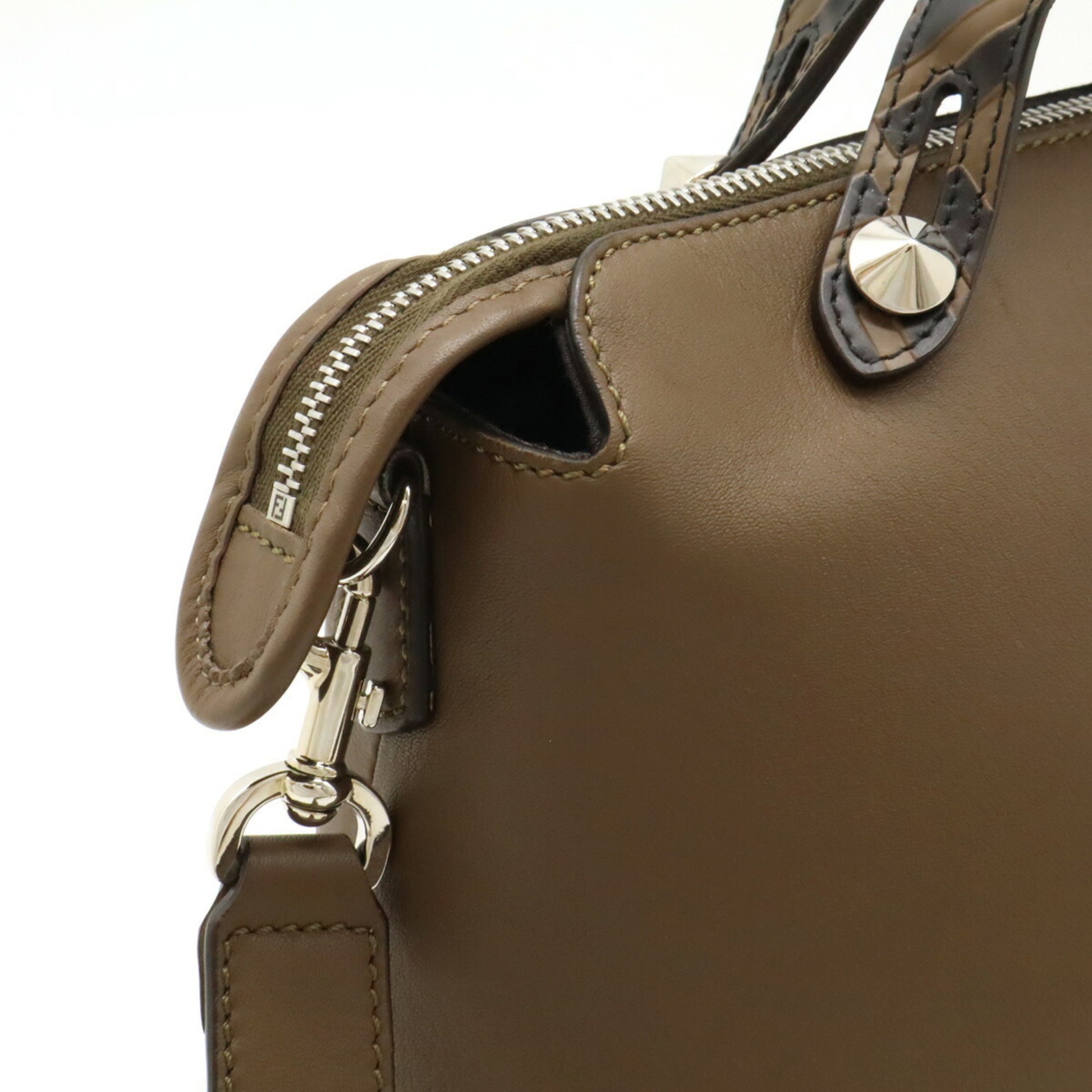 Fendi By the way Medium, Brown, Leather, handbag