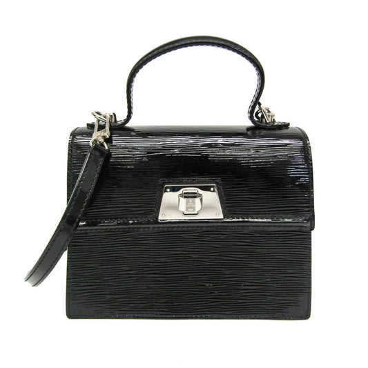 Louis Vuitton Sevigne, Black, Leather, shoulder