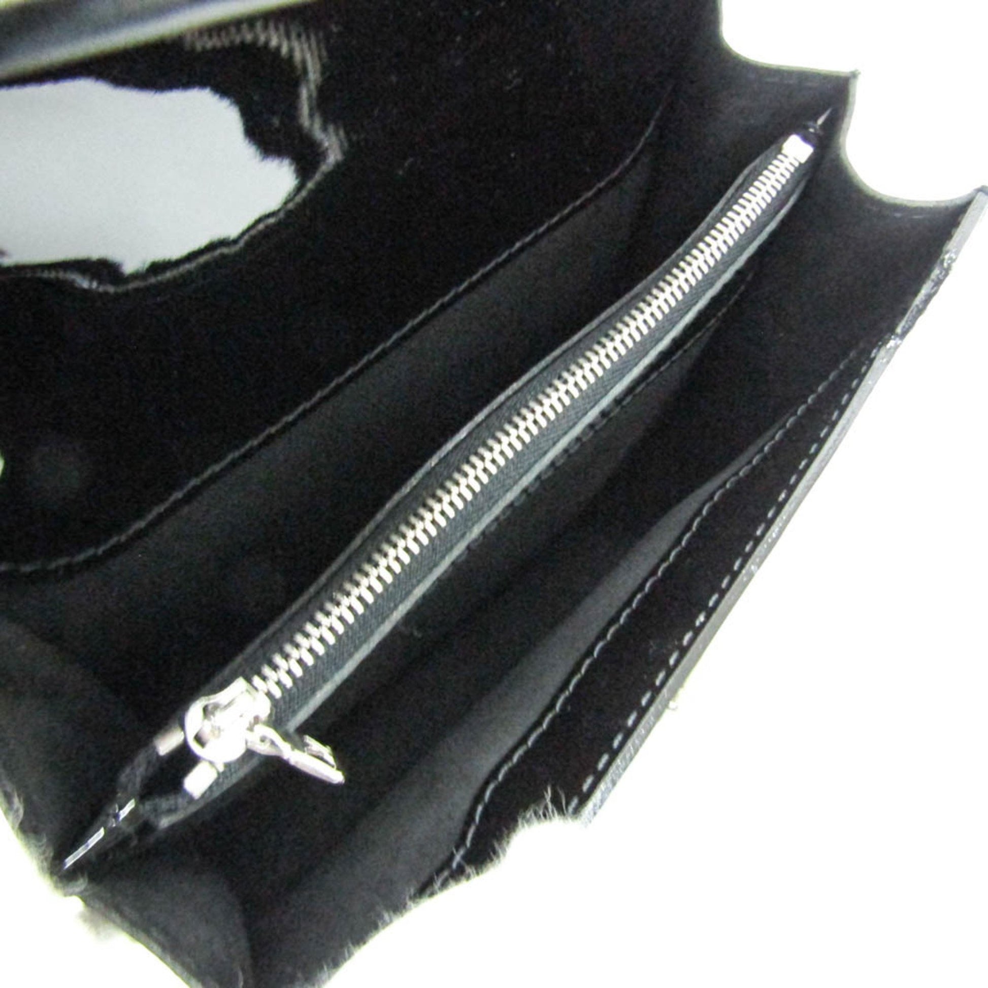 Louis Vuitton Sevigne, Black, Leather, shoulder