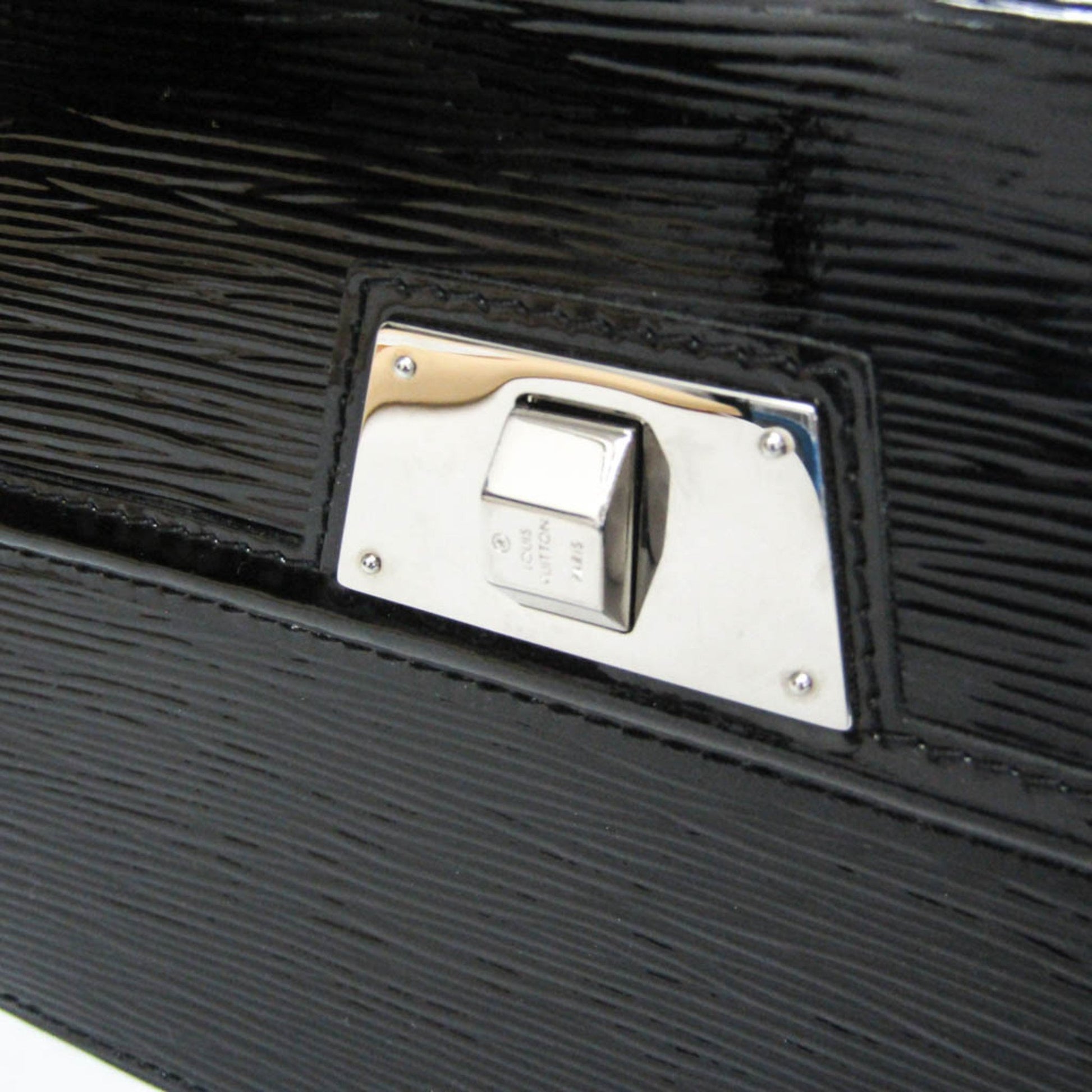 Louis Vuitton Sevigne, Black, Leather, shoulder