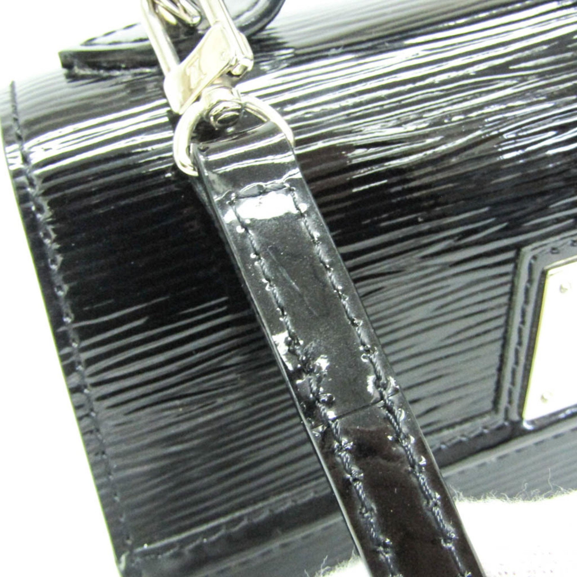 Louis Vuitton Sevigne, Black, Leather, shoulder