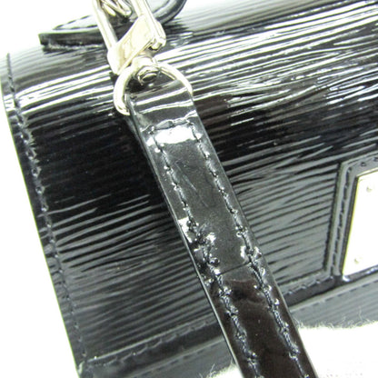Louis Vuitton Sevigne, Black, Leather, shoulder