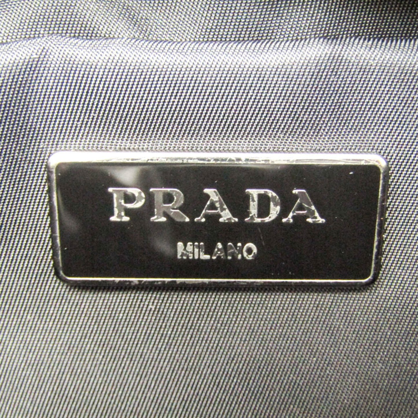 Prada Tessuto, Black, Canvas, handbag