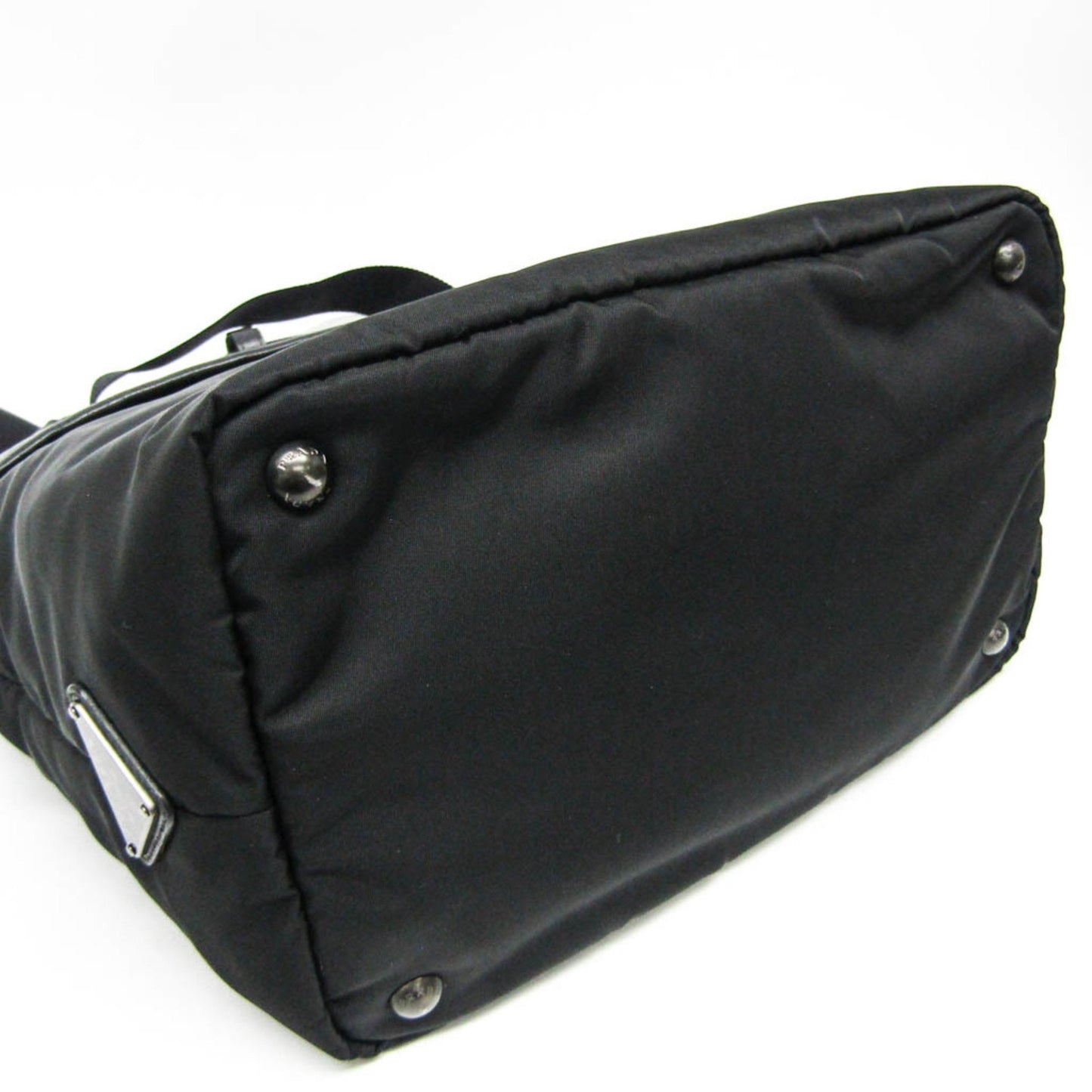 Prada Tessuto, Black, Canvas, handbag