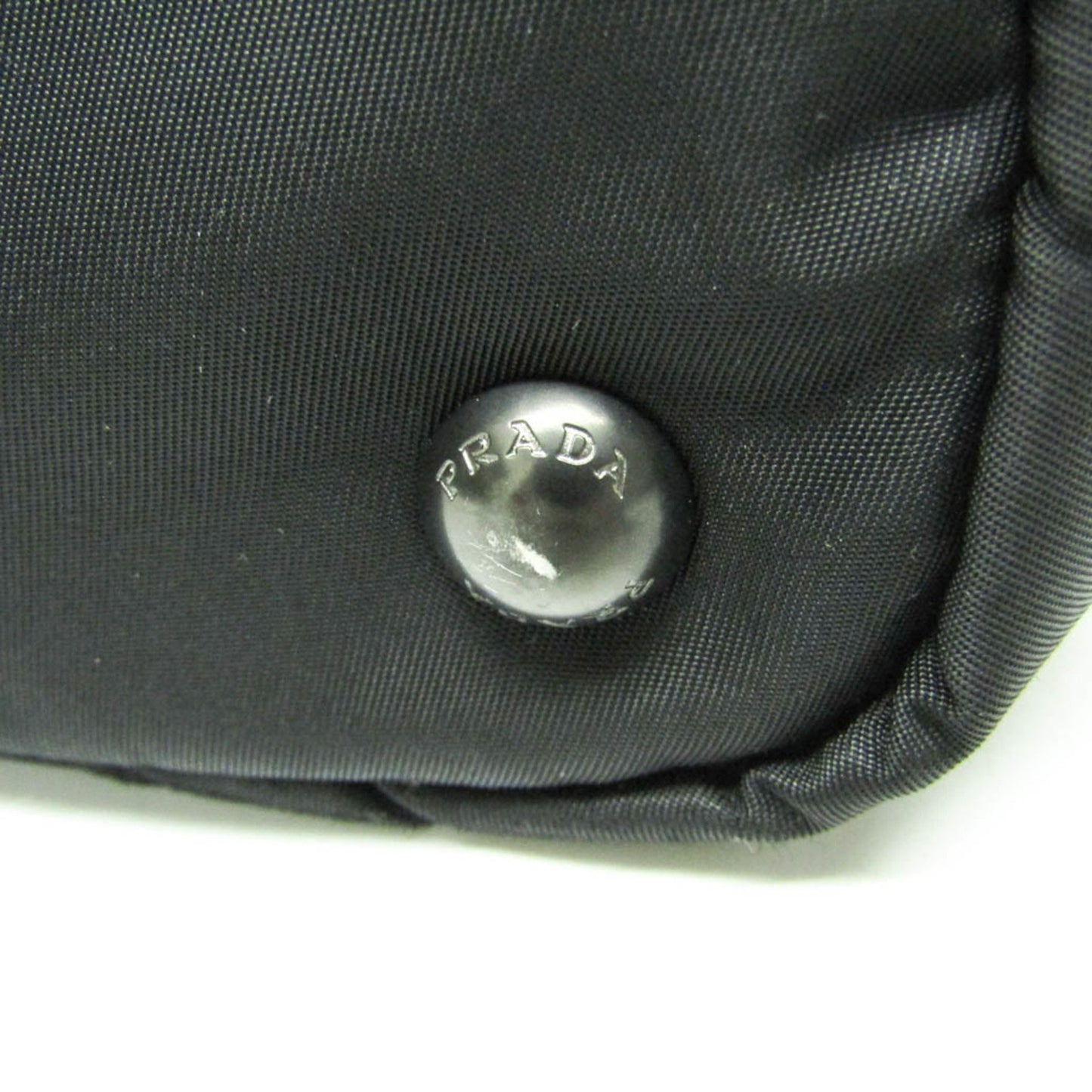Prada Tessuto, Black, Canvas, handbag