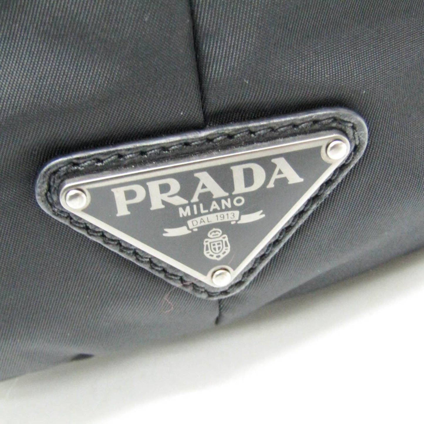 Prada Tessuto, Black, Canvas, handbag