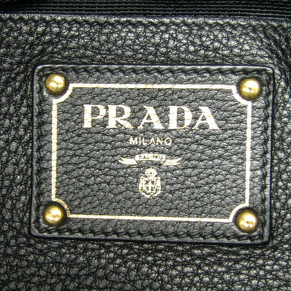 Prada Vitello, Black, Leather, shoulder