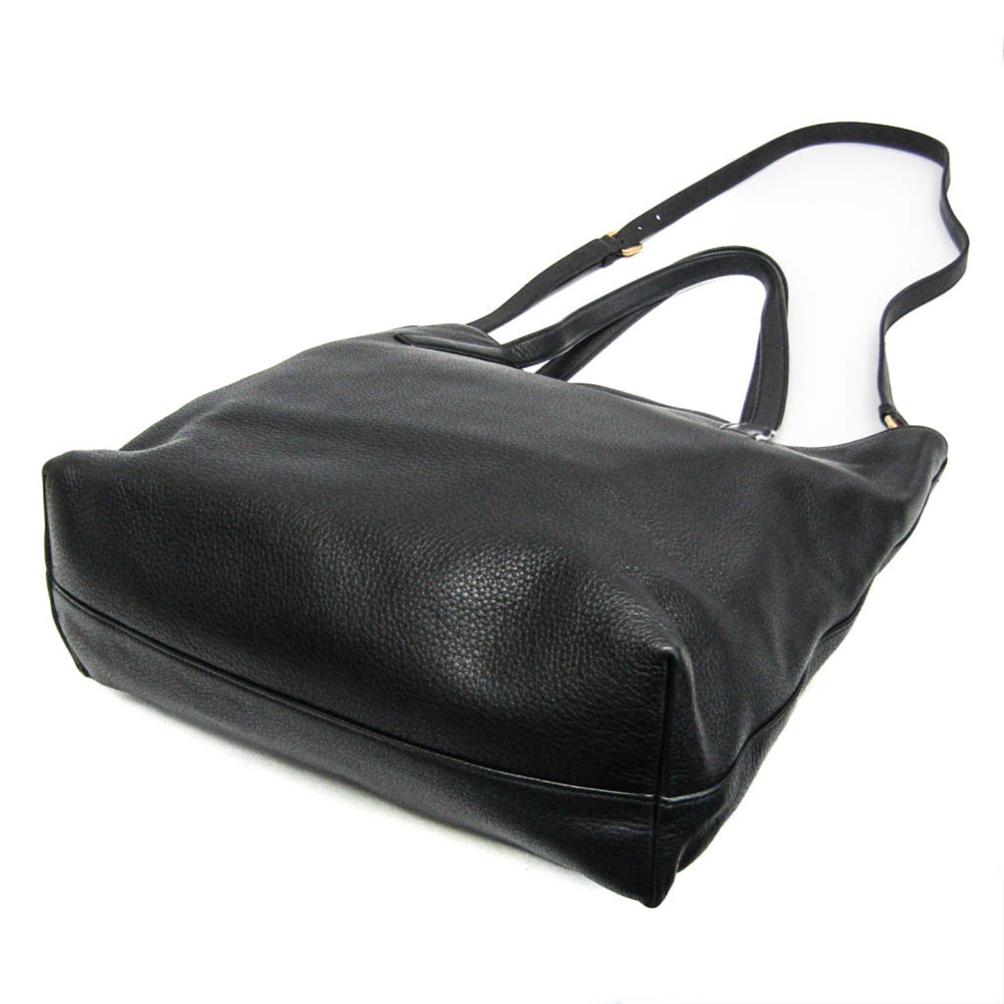 Prada Vitello, Black, Leather, shoulder
