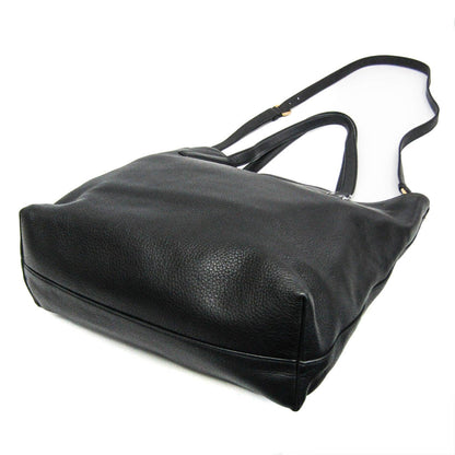 Prada Vitello, Black, Leather, shoulder