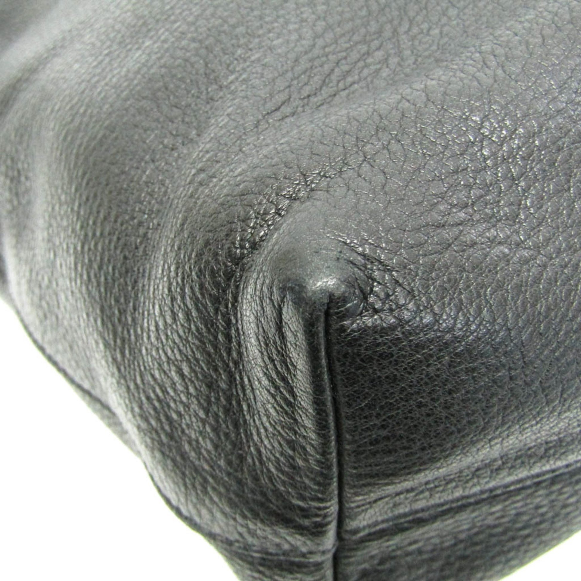 Prada Vitello, Black, Leather, shoulder