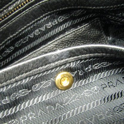 Prada Vitello, Black, Leather, shoulder