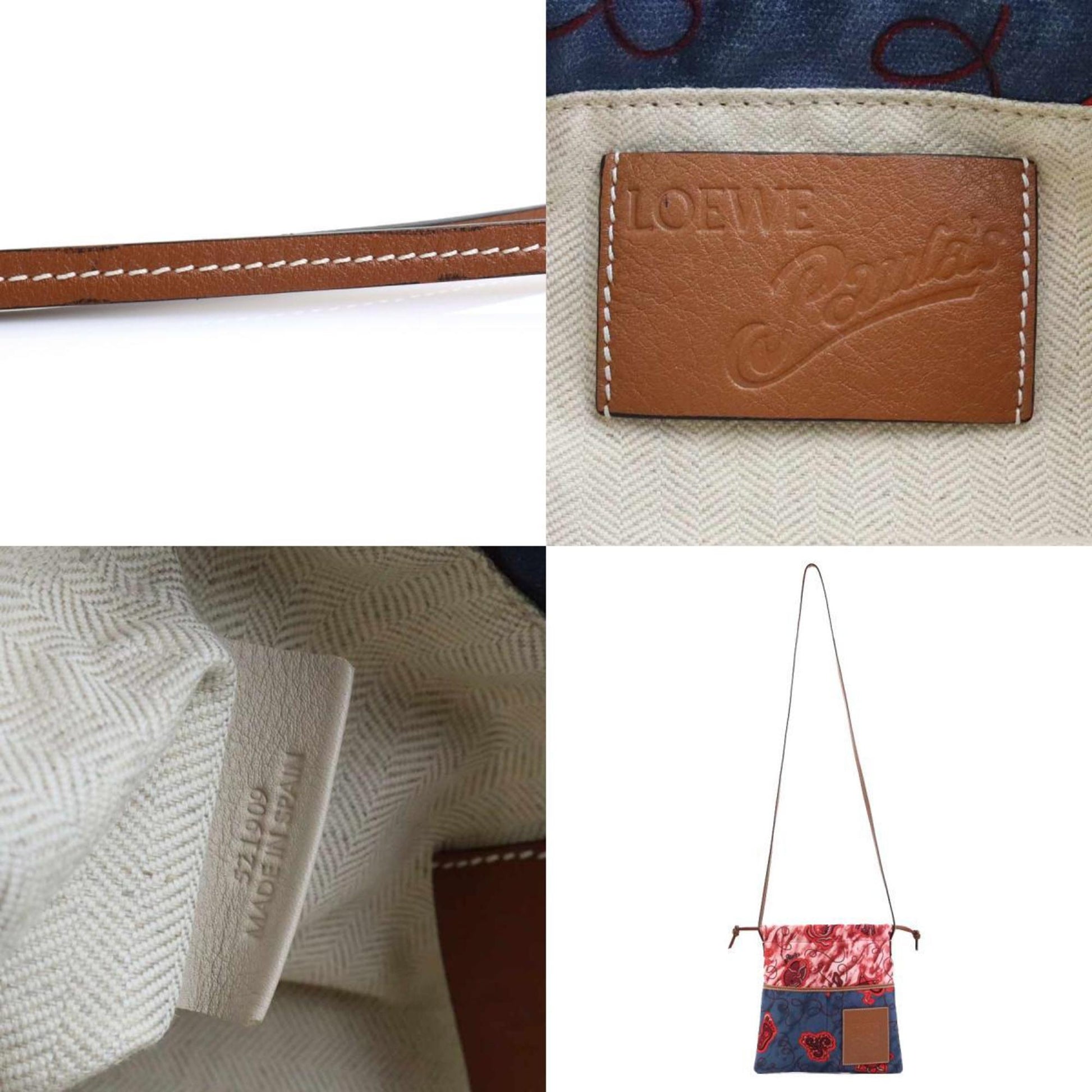 Loewe Paula's Ibiza, Multicolour, Canvas, shoulder