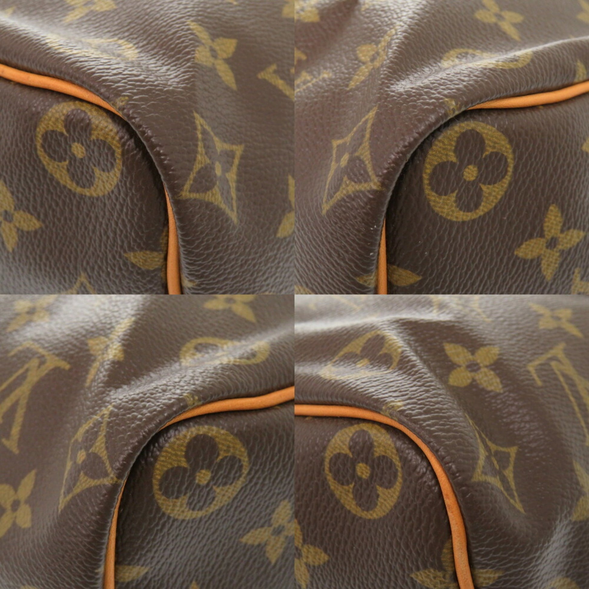 Louis Vuitton Speedy 35, Brown, Canvas, handbag