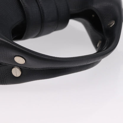 Bvlgari Chandra Hobo Leather, Black, Leather, Shoulder Bag