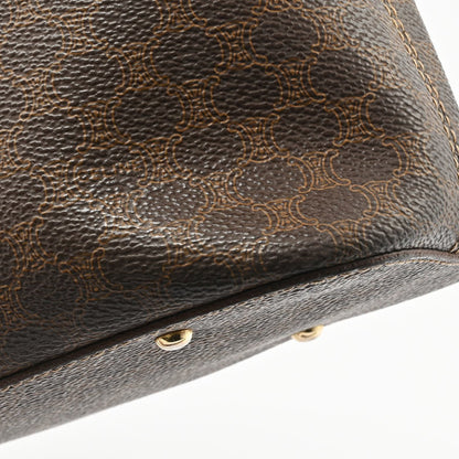 Céline Macadam, Brown, Canvas, shoulder