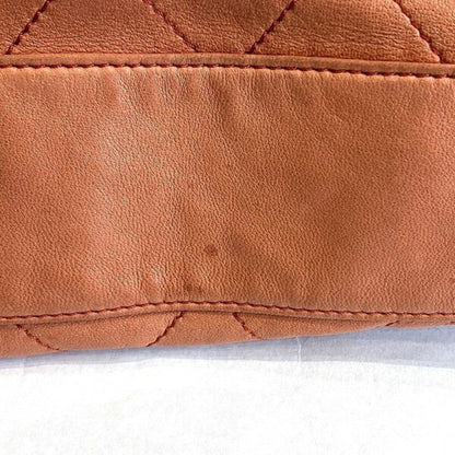 Chanel Timeless, Orange, Leather, shoulder
