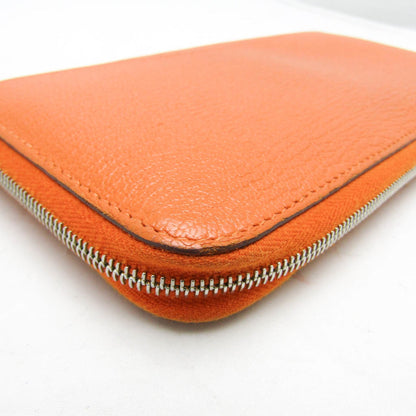 Hermès, Orange, Leather, wallet