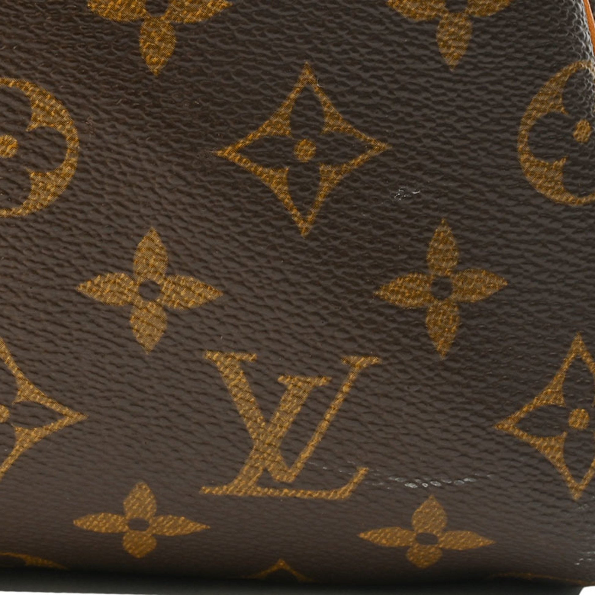 Louis Vuitton Speedy 40, Brown, Canvas, travel