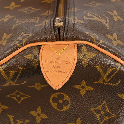 Louis Vuitton Speedy 40, Brown, Canvas, travel