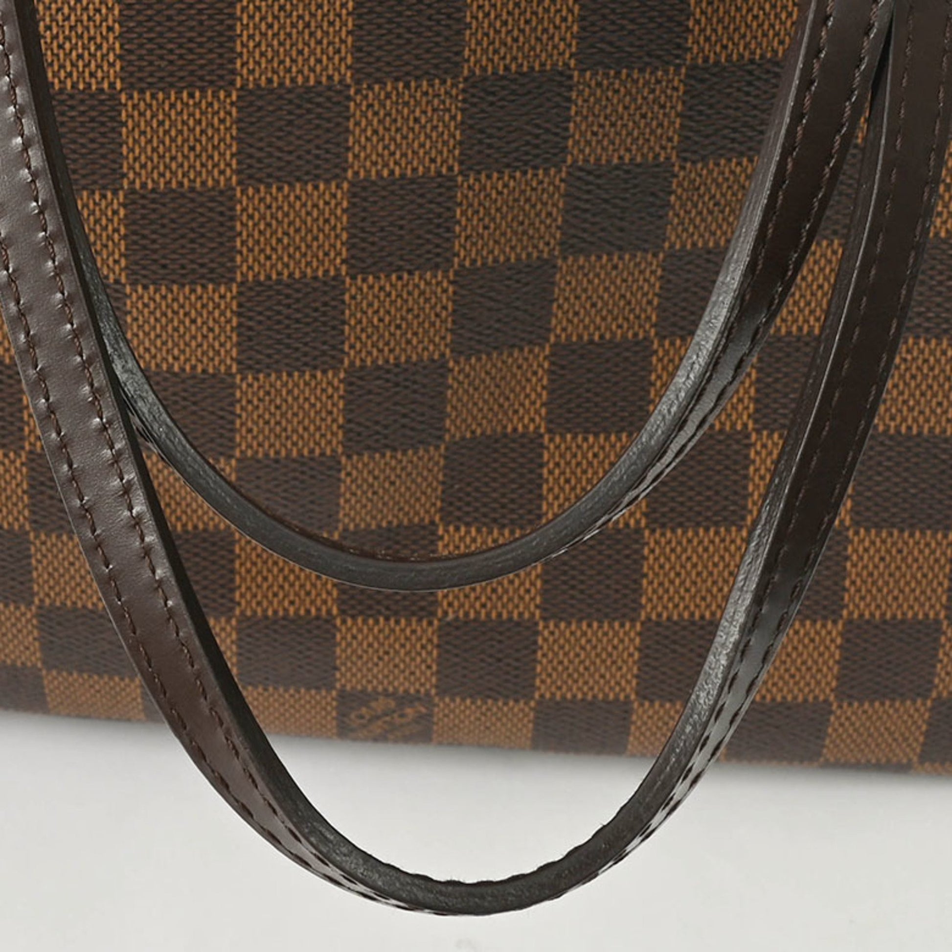 Louis Vuitton Neverfull PM, Brown, Canvas, tote