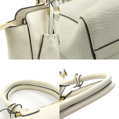 Prada Saffiano, White, Leather, handbag