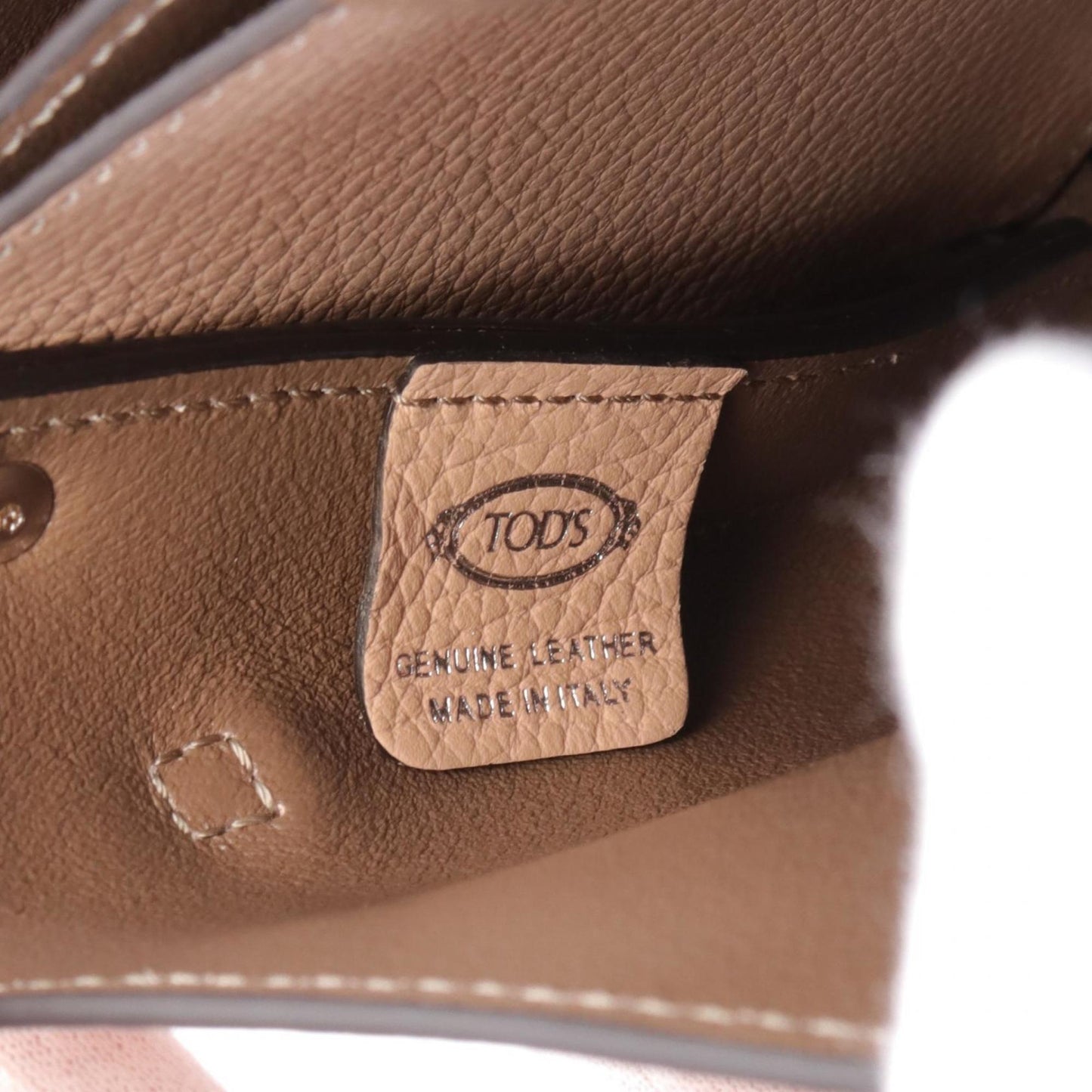 TOD'S, Pink, Leather, handbag
