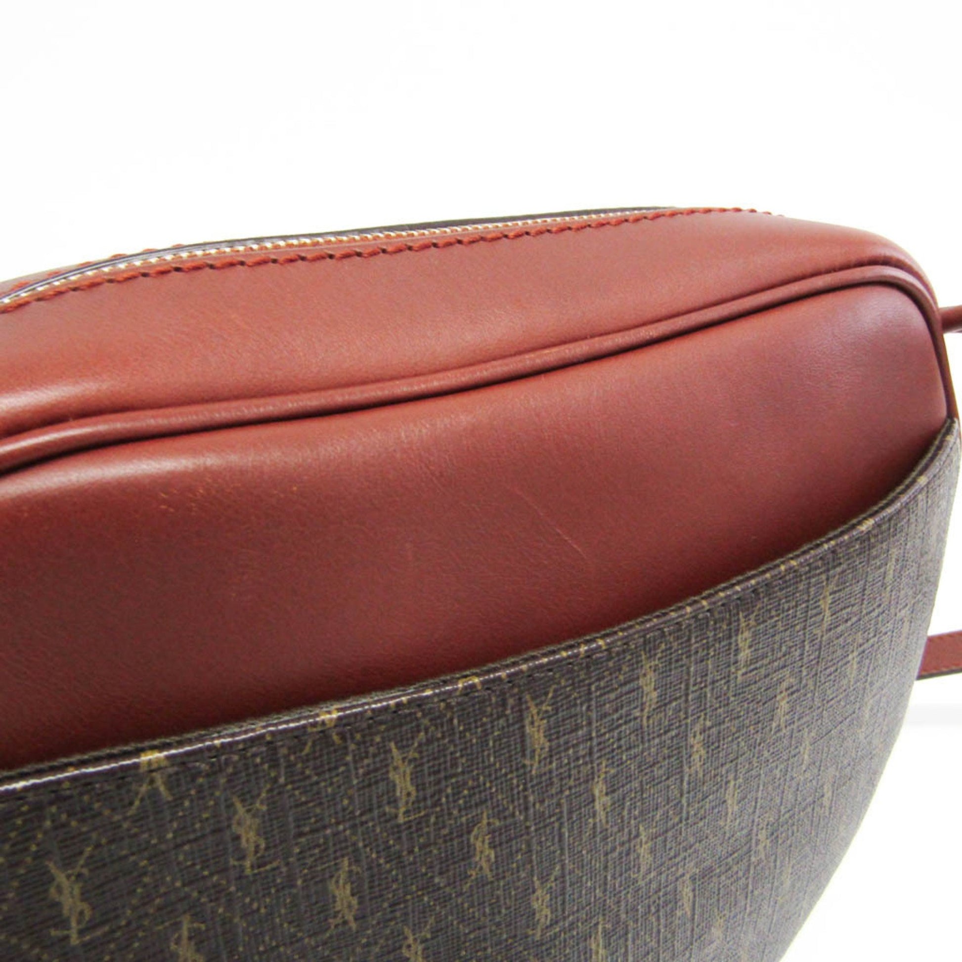 Saint Laurent, Brown, Leather, shoulder