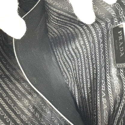 Prada, Black, Leather, clutch