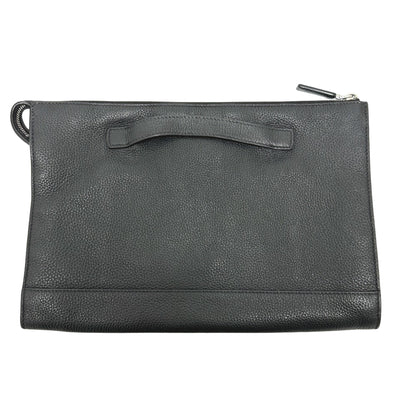 Prada, Black, Leather, clutch