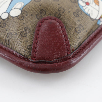 Gucci Doraemon, Brown, Canvas, shoulder