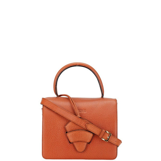 Loewe Barcelona, Orange, Leather, handbag