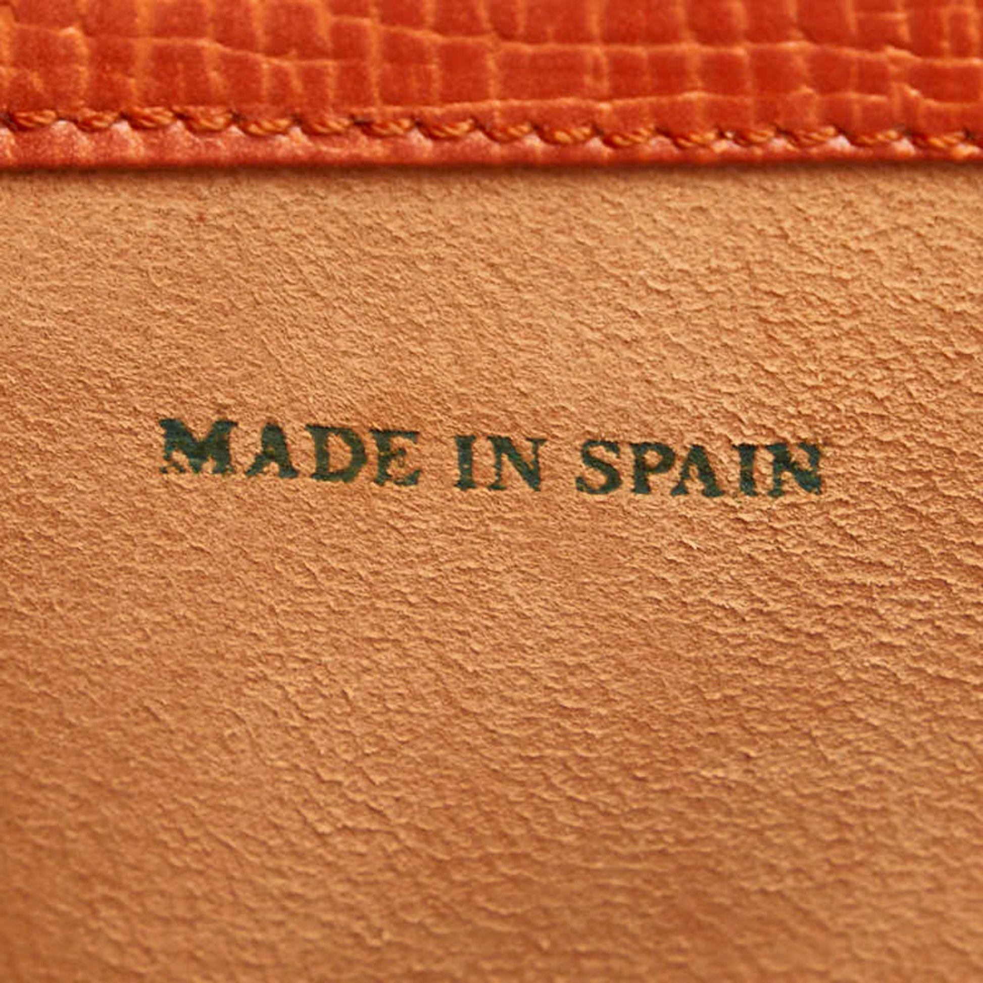Loewe Barcelona, Orange, Leather, handbag