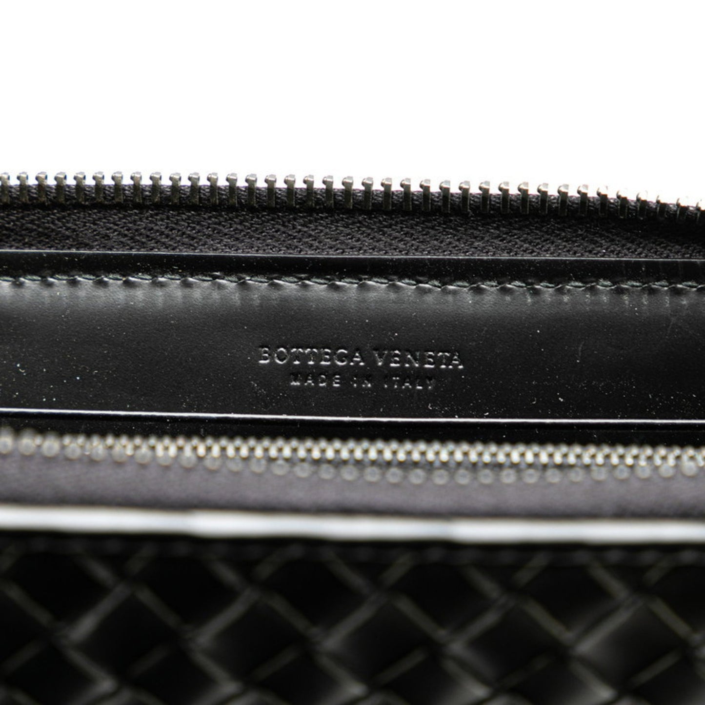 Bottega Veneta Intrecciato, Black, Leather, wallet